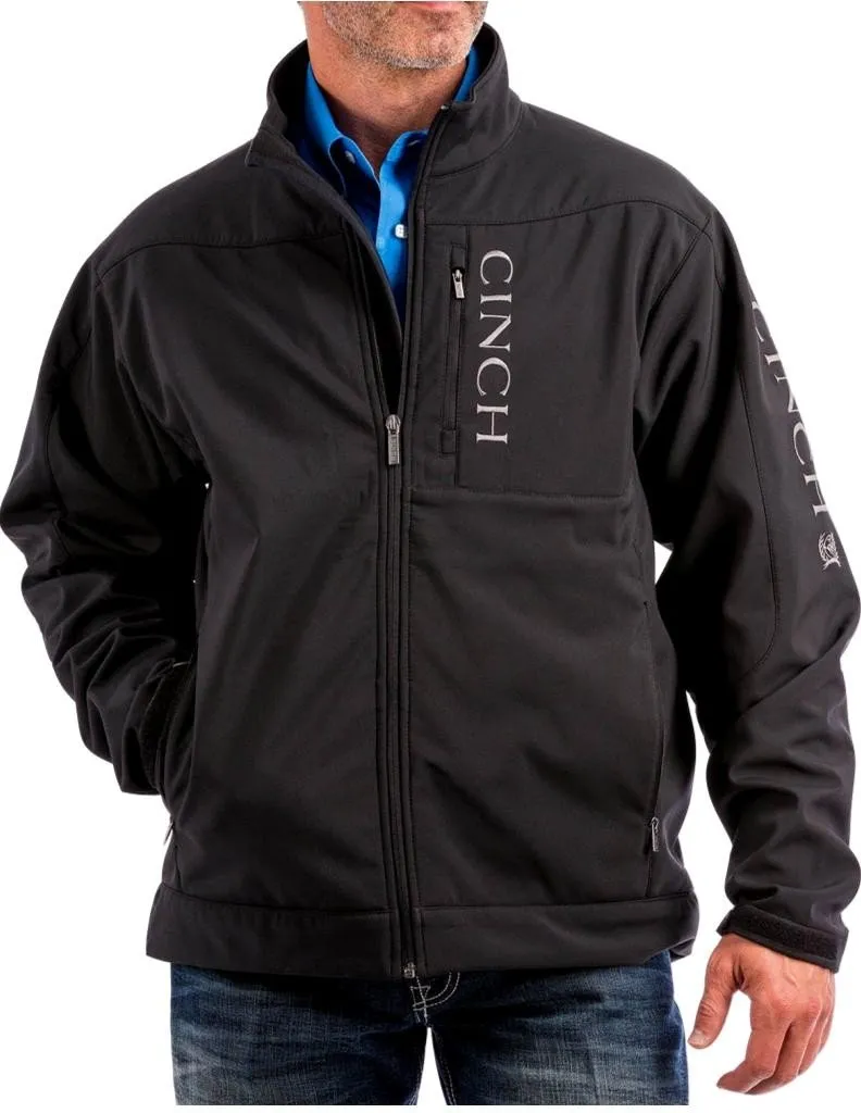 Men's Large Cinch Concealed Carry Solid Bonded Jacket - Stylish, Functional, Versatile Outerwear