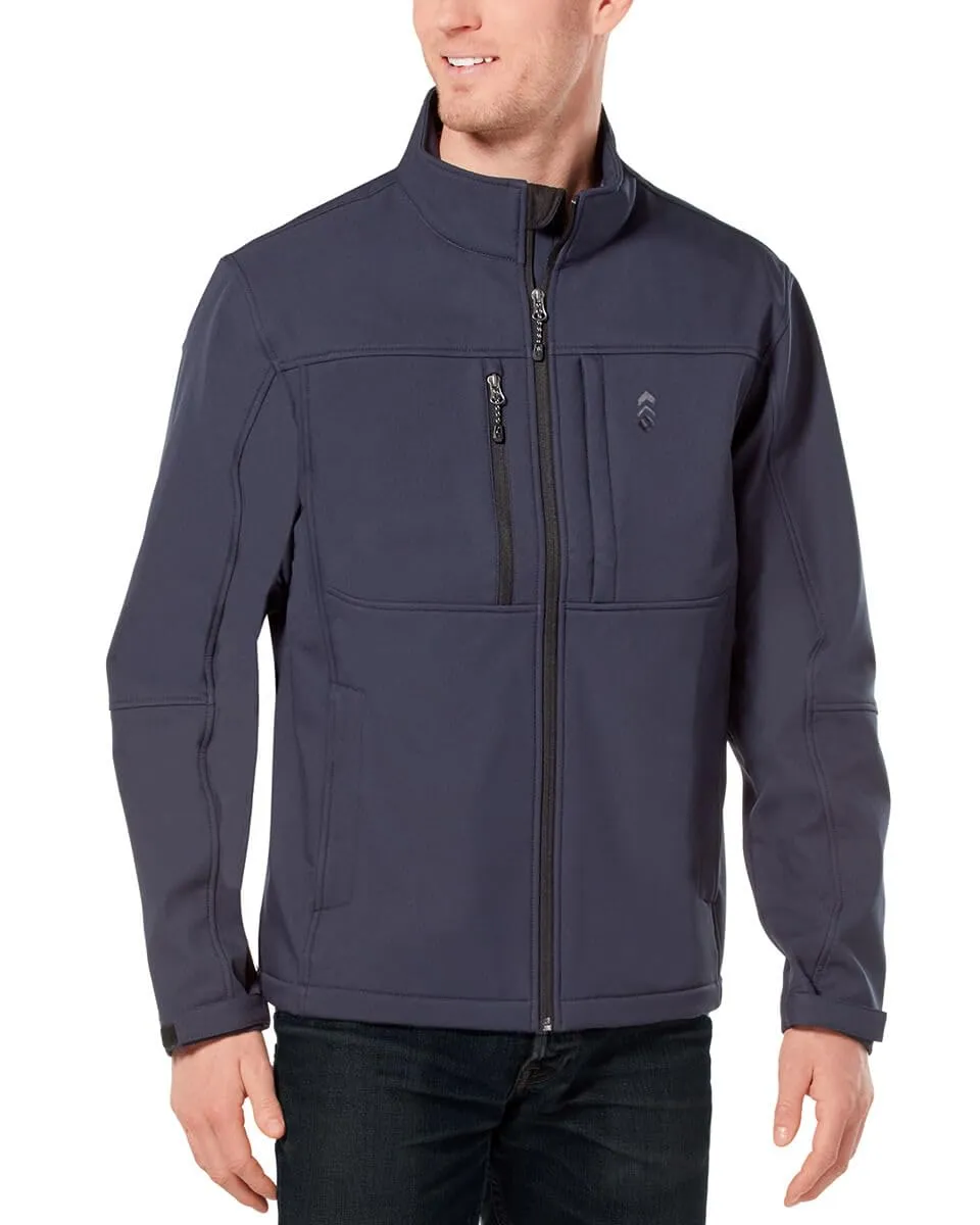 Men's Large Free Country Ultimate Super Softshell® Jacket - Water-Resistant, Four-Way Stretch