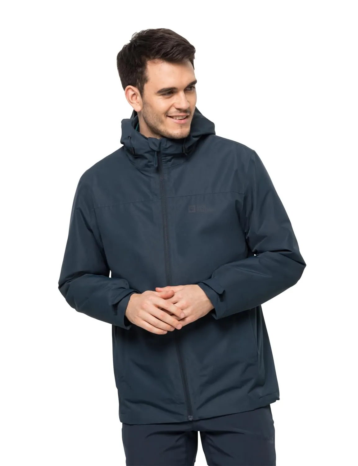 Men's Large Taubenberg 3in1 Jacket - Waterproof, Windproof, Warm Synthetic Insulation, Jack Wolfskin