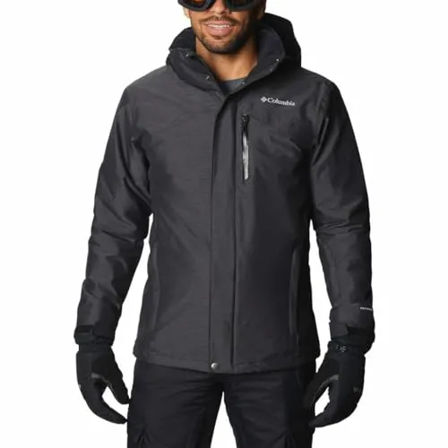 Men's Last Tracks Jacket, Black Melange, XX-Large - Waterproof, Breathable, Omni-Heat Insulation