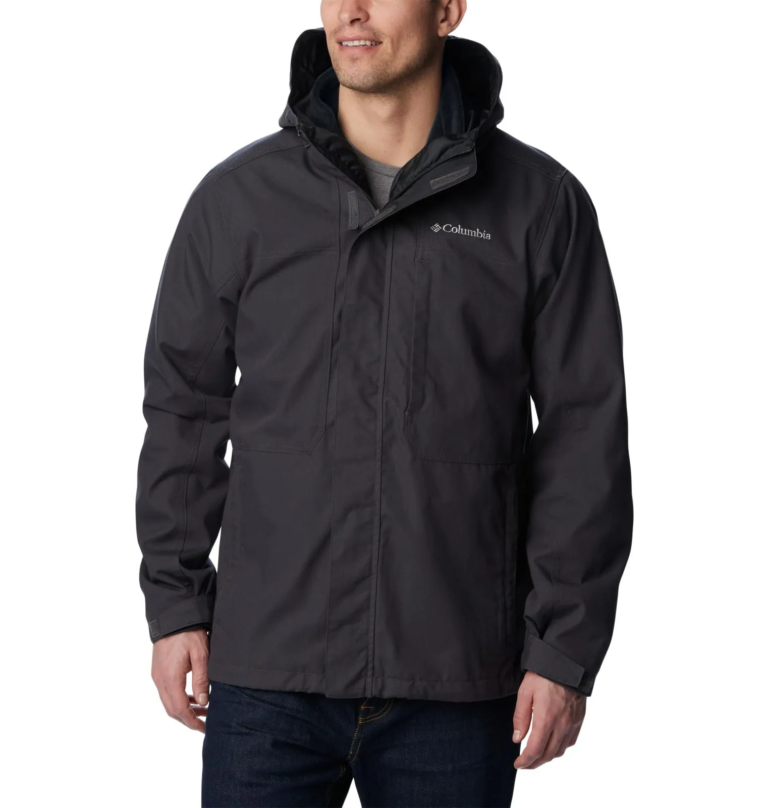 Men's Loma Vista Interchange Jacket, Shark, XX-Large - 3-in-1 Weather-Resistant & Cozy Fleece