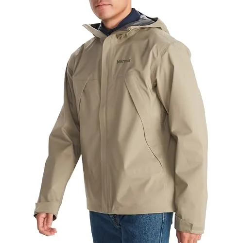 Men's Marmot PreCip Eco Pro Jacket in Vetiver - Waterproof, Breathable Rain Protection