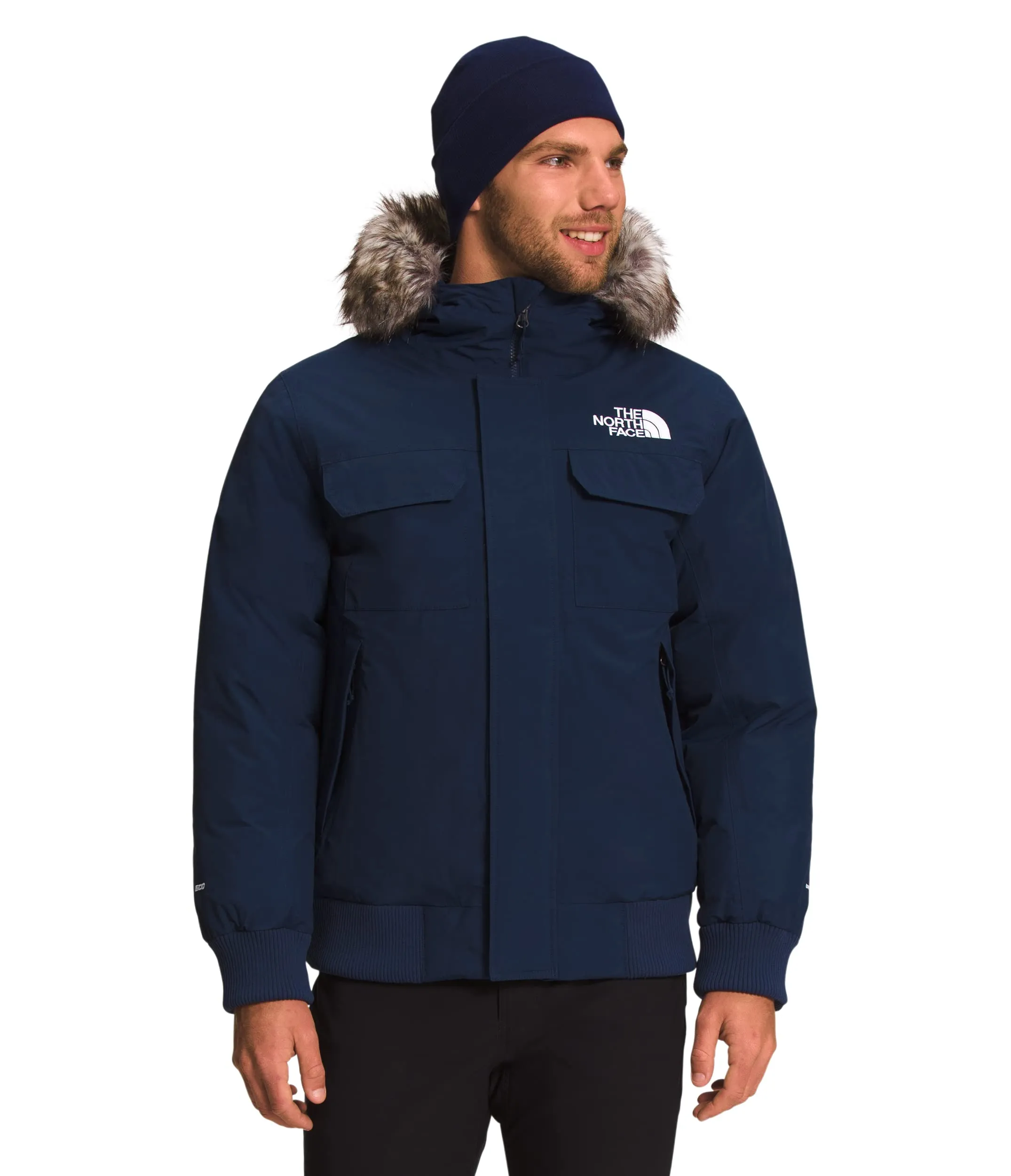 Men's McMurdo Bomber Jacket, Summit Navy, X-Large, 600 Fill Recycled Down, Eco-Conscious Design