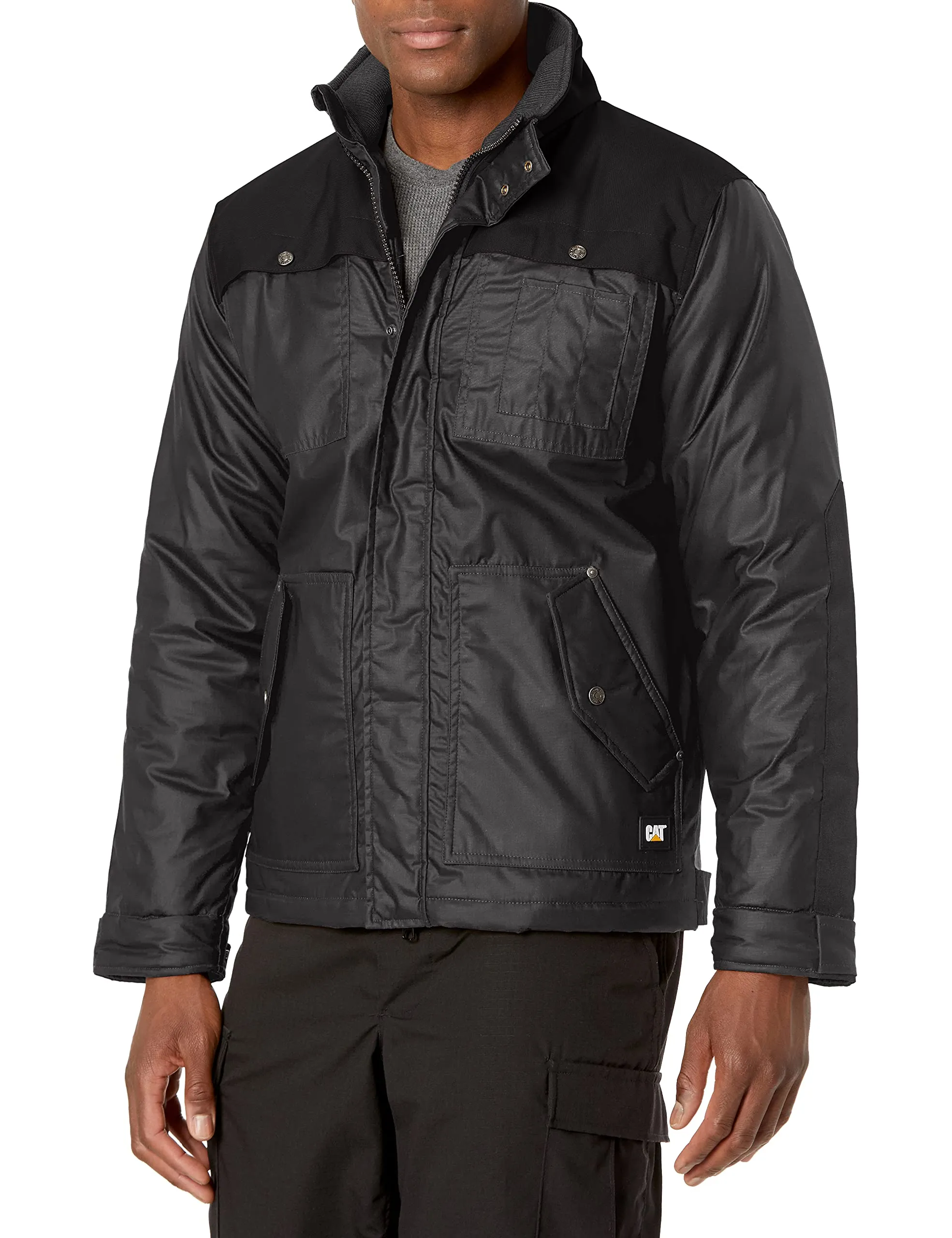 Men's Medium Excursion Jacket by Caterpillar - Durable Water-Resistant Fabric & Insulated Warmth