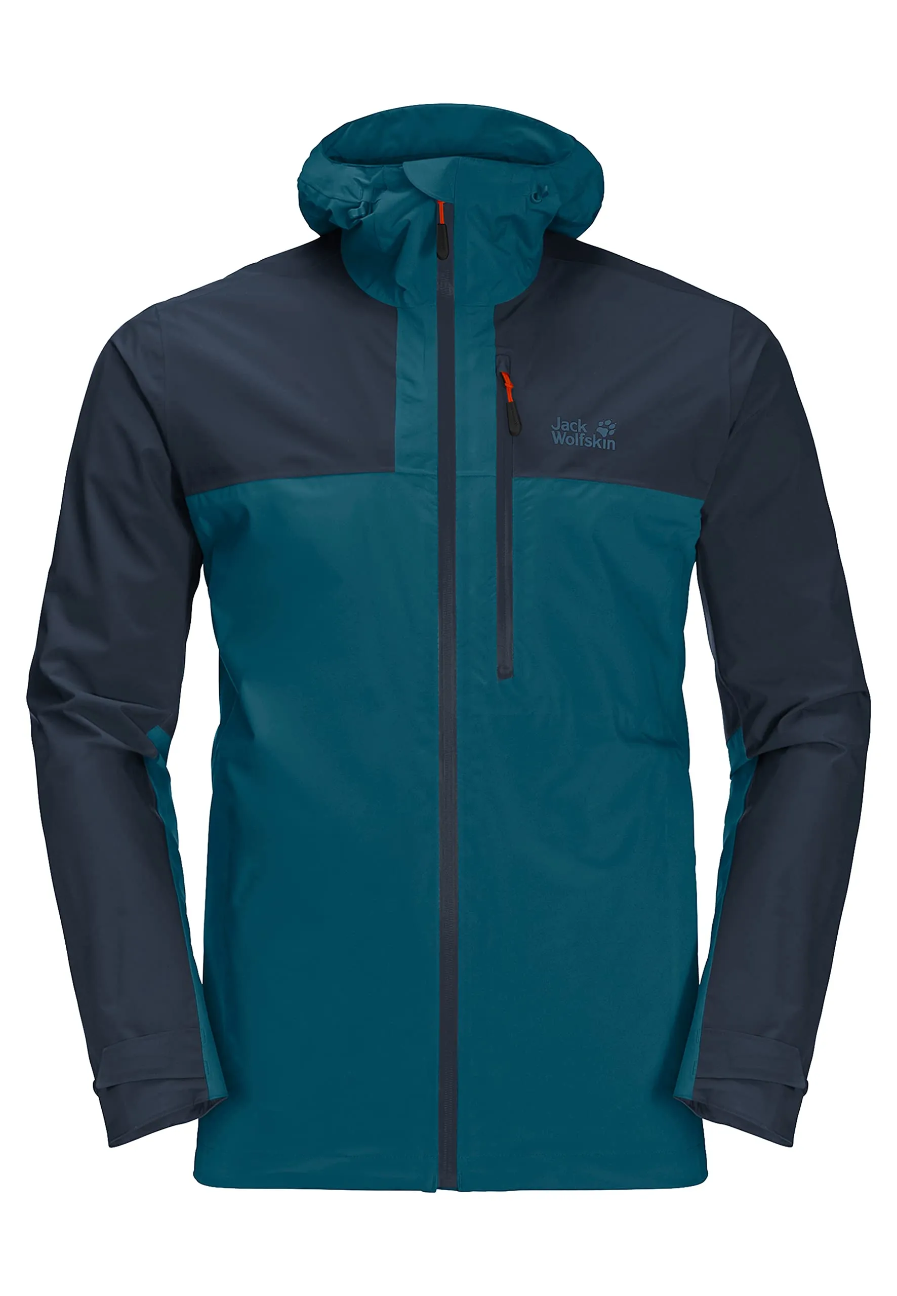 Men's Medium Jack Wolfskin Go Hike Jacket - Waterproof, Windproof, Breathable, Eco-Friendly Fabric