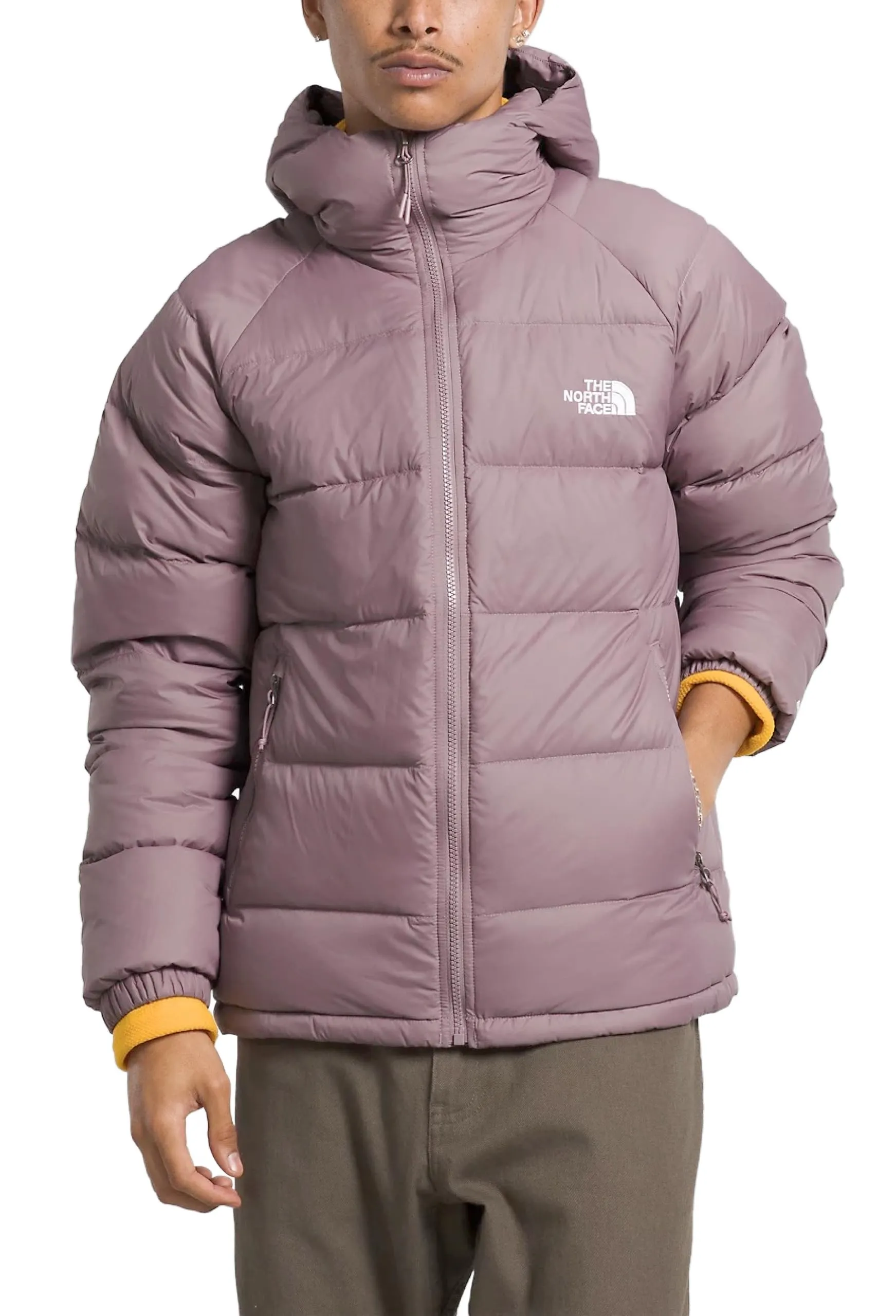 Men's Medium Printed Hydrenalite Down Hoodie Puffer Jacket - Water-Repellent, 550-Fill Down