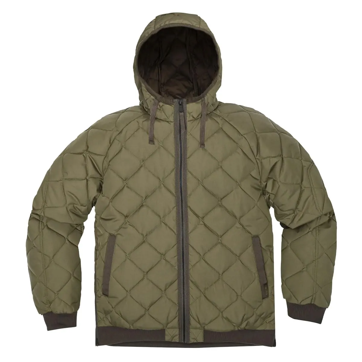 Men's Medium VIKTOS Full Zip Casual Lightweight Insulated Operatus Jacket with Adjustable Hood