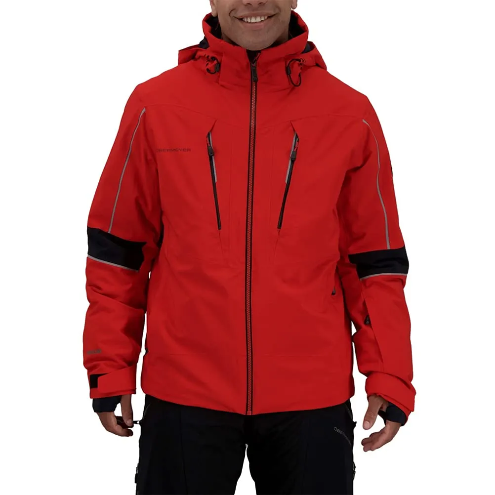 Men's Obermeyer Charger Jacket Small - Waterproof, Breathable, Insulated with Adjustable Features