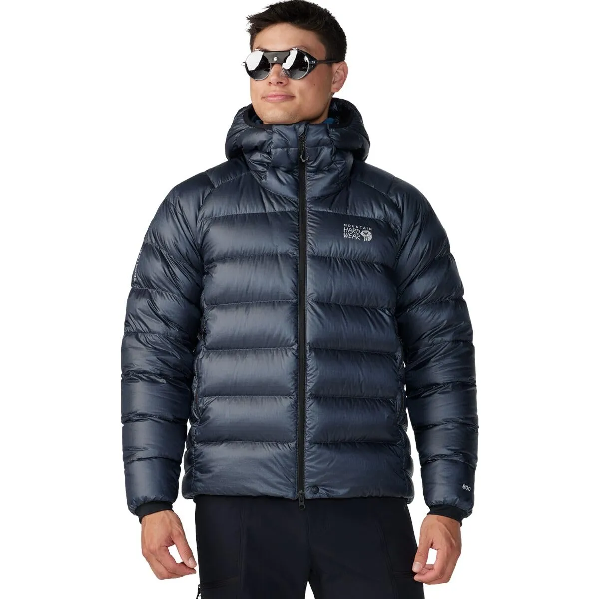 Men's Phantom Alpine Down Hooded Jacket - Small, Ultralight, Water-Resistant, 800-fill Down Insulation