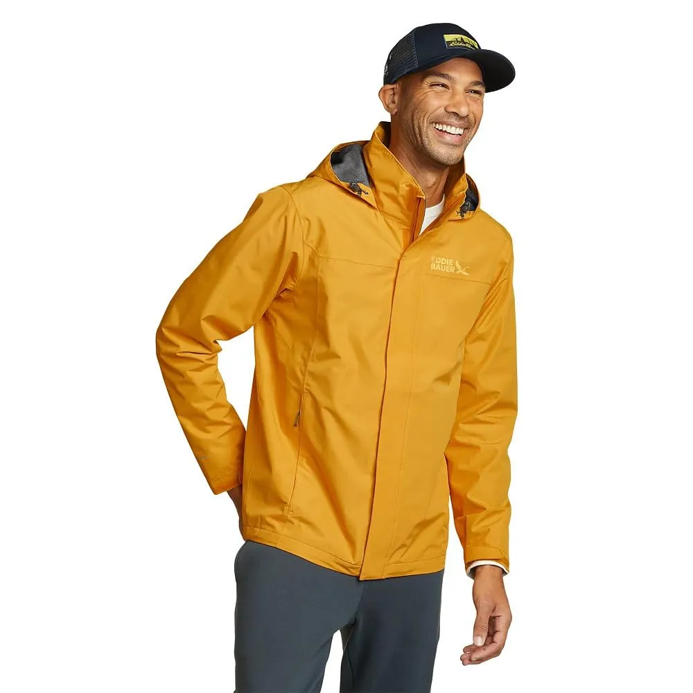 Men's Rainfoil Packable Jacket Small - Eddie Bauer WeatherEdge Waterproof, Recycled Fabric