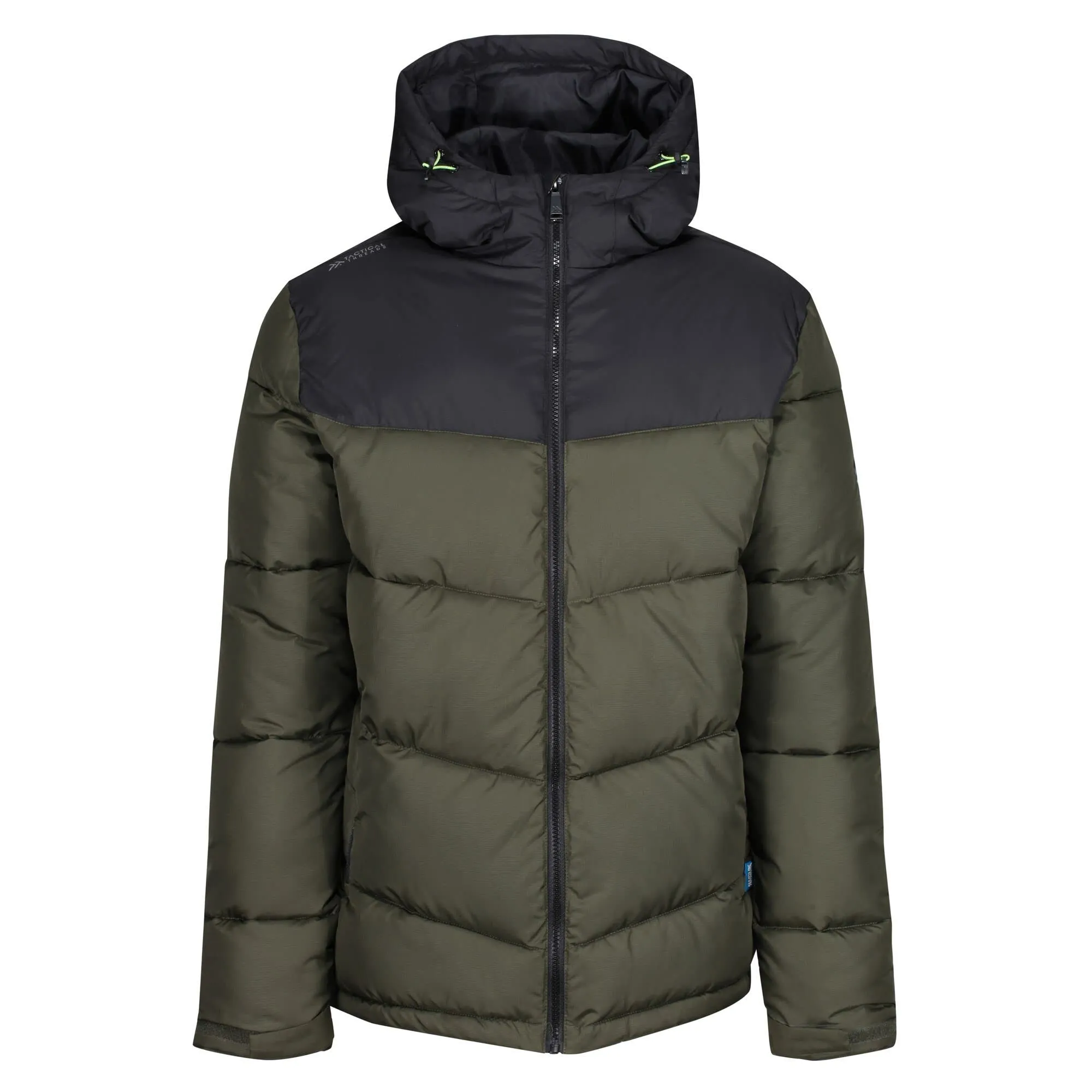 Mens Regime Insulated Padded Jacket Small - Eco-Friendly, Quilted, Heavyweight, Hooded Design