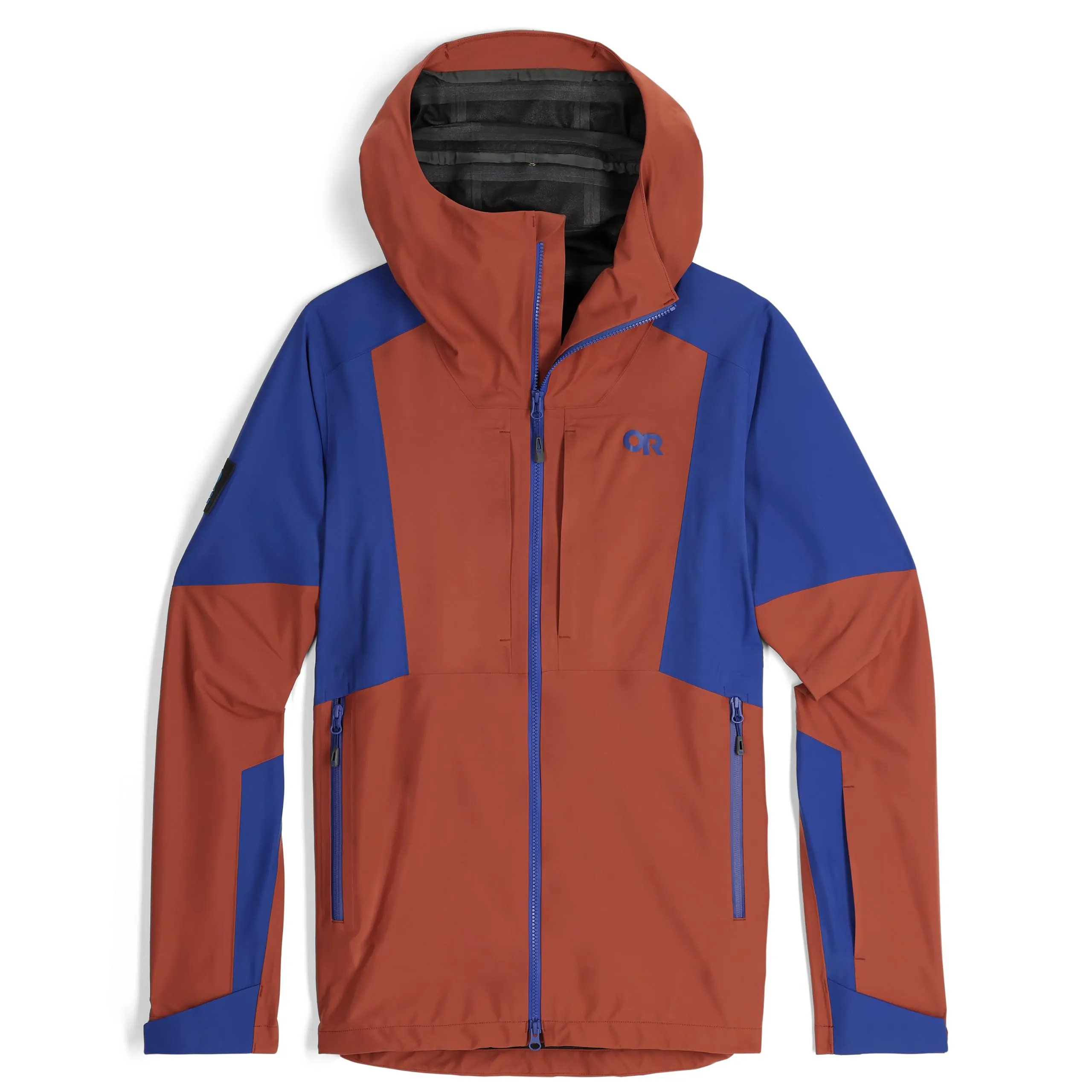 Men's Skytour Ascent Shell Jacket - Waterproof & Wind Resistant, Helmet Compatible, Lightweight