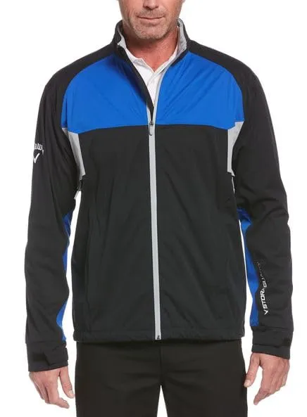 Men's Small Callaway Swing Tech Stormguard Waterproof Golf Jacket, Lightweight, Eco-Friendly