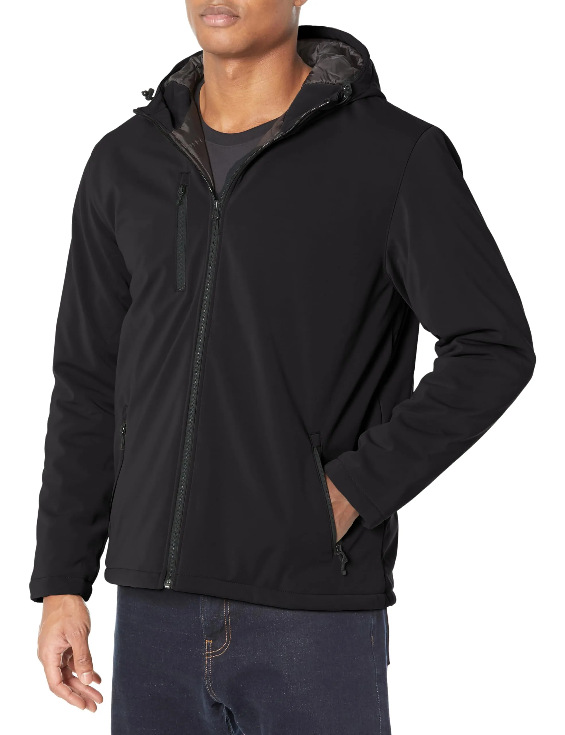 Men's Small Softshell Jacket by Clique - Insulated, Water Resistant, Cold Weather Protection