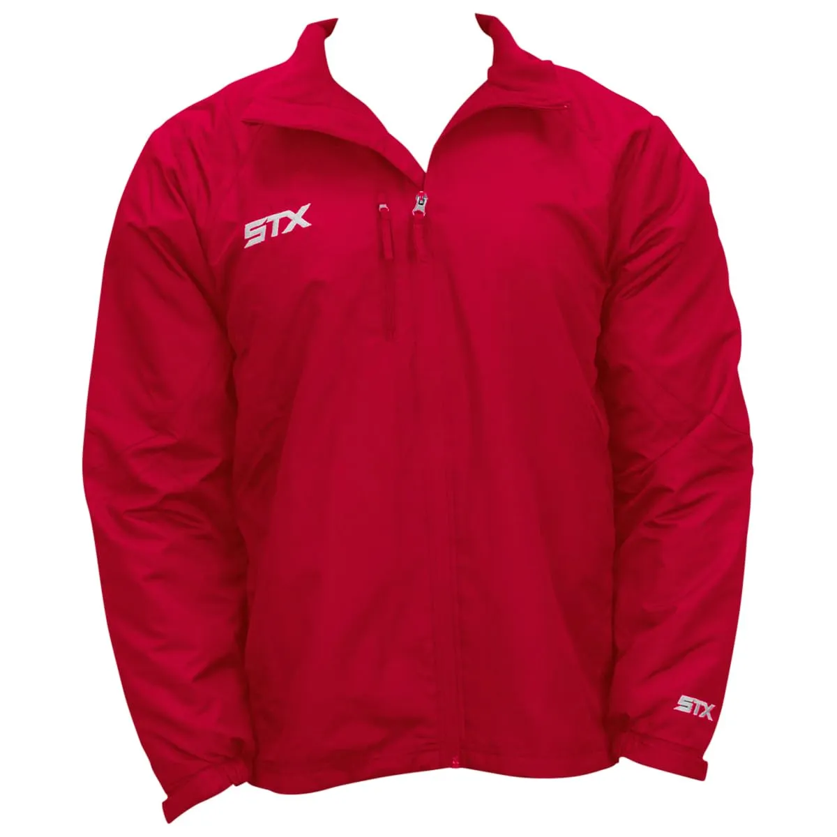 Men's Small STX Athletic Team Jacket - Mid-Weight, Moisture Repellant, Warm Polyester Micro-Fleece