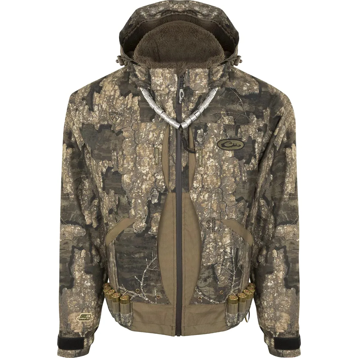 Men's Small Waterproof Windproof Guardian Elite Flooded Timber Insulated Jacket by Drake Waterfowl