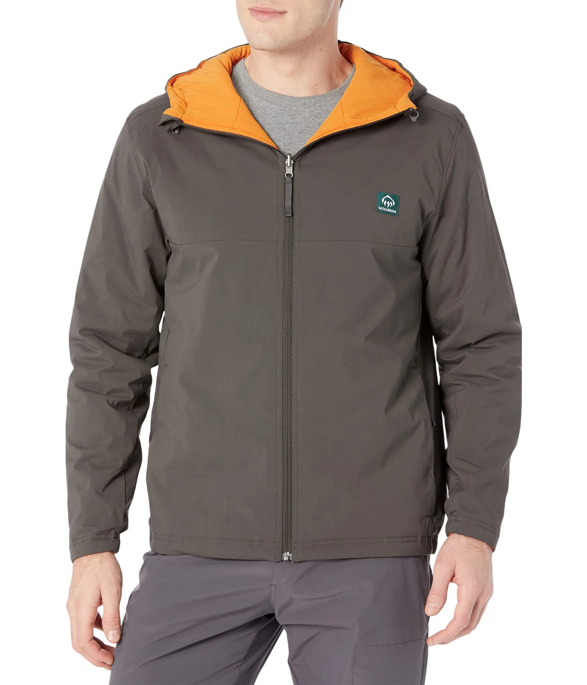 Men's Small WOLVERINE Eco Reversible Stretch Insulated Jacket - Warmth, Mobility, Water Resistant