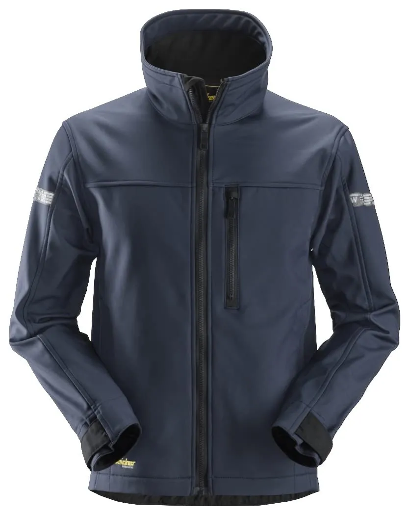 Men's Snickers Workwear Allroundwork Softshell Jacket - X-Small, Windproof, Water-Repellent