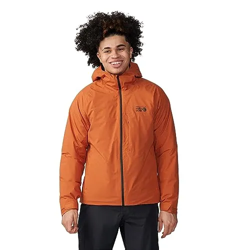 Men's Stretch Ozonic Insulated Jacket, Raw Carnelian, Large - Waterproof, Breathable, Stretch Fabric