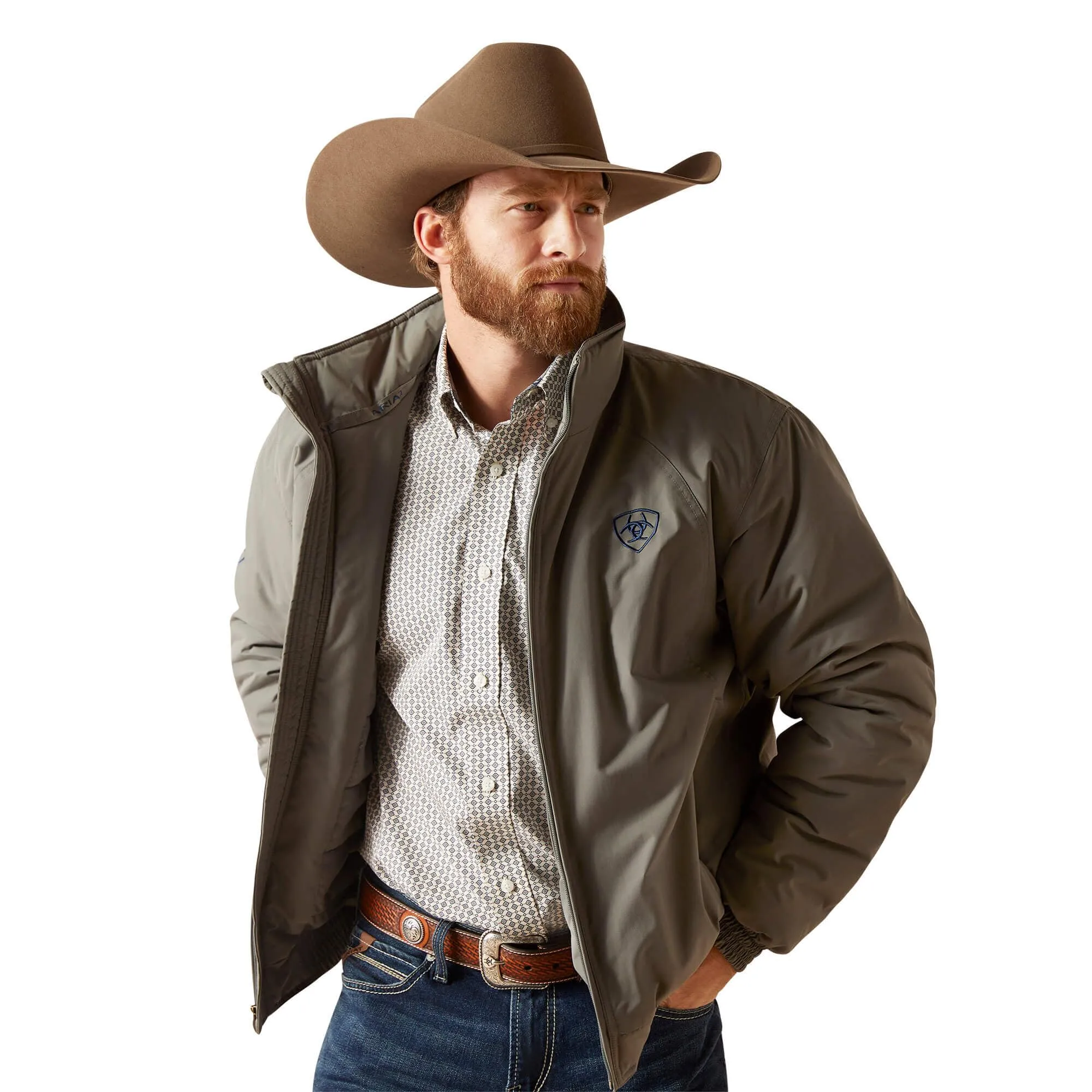 Men's Team Insulated Jacket by Ariat - Small, Lightweight, Wind-Resistant, Cool Climate Insulation