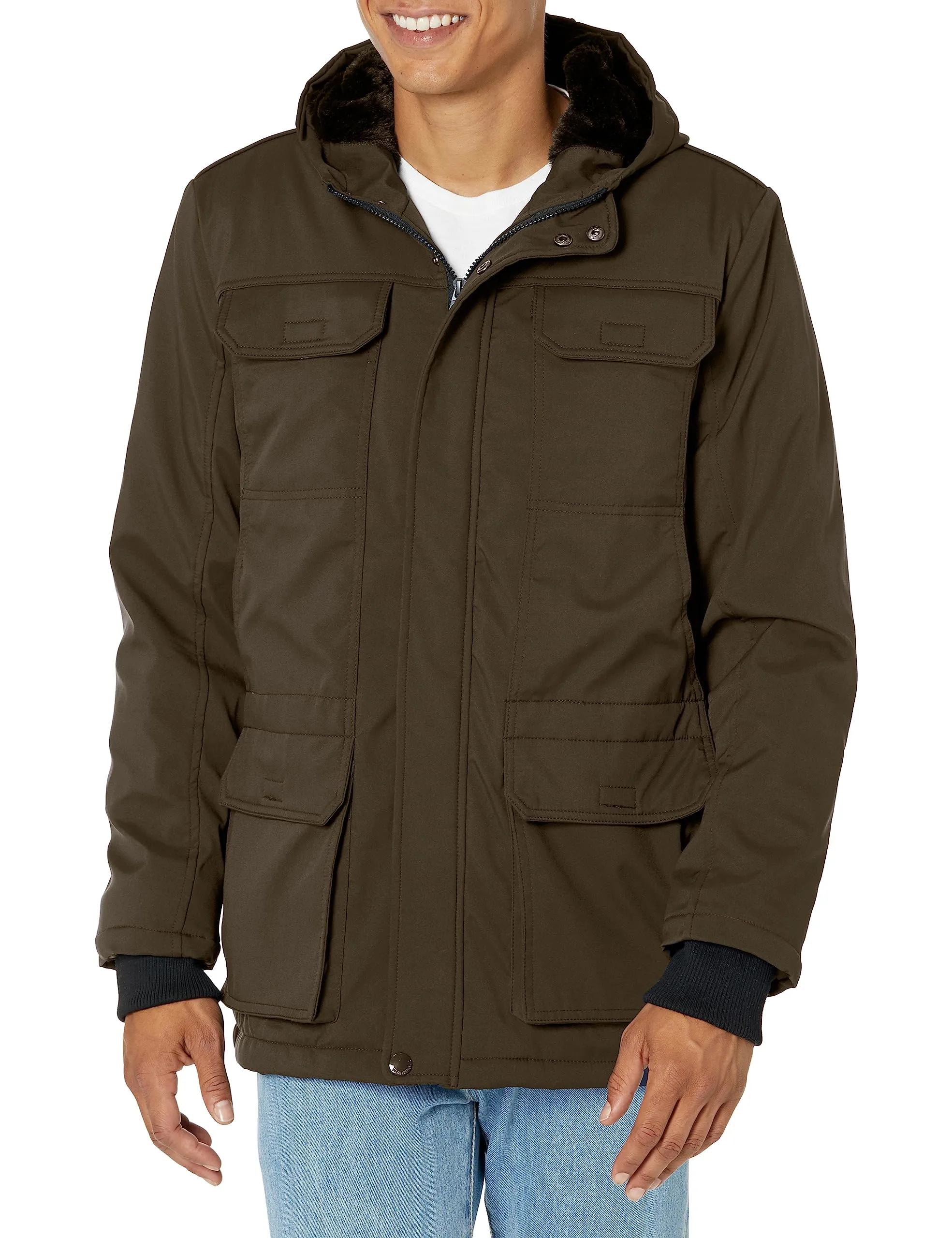 Mens Techno Shell Jacket by URBAN REPUBLIC in Small - Stylish, Water-Resistant, Breathable