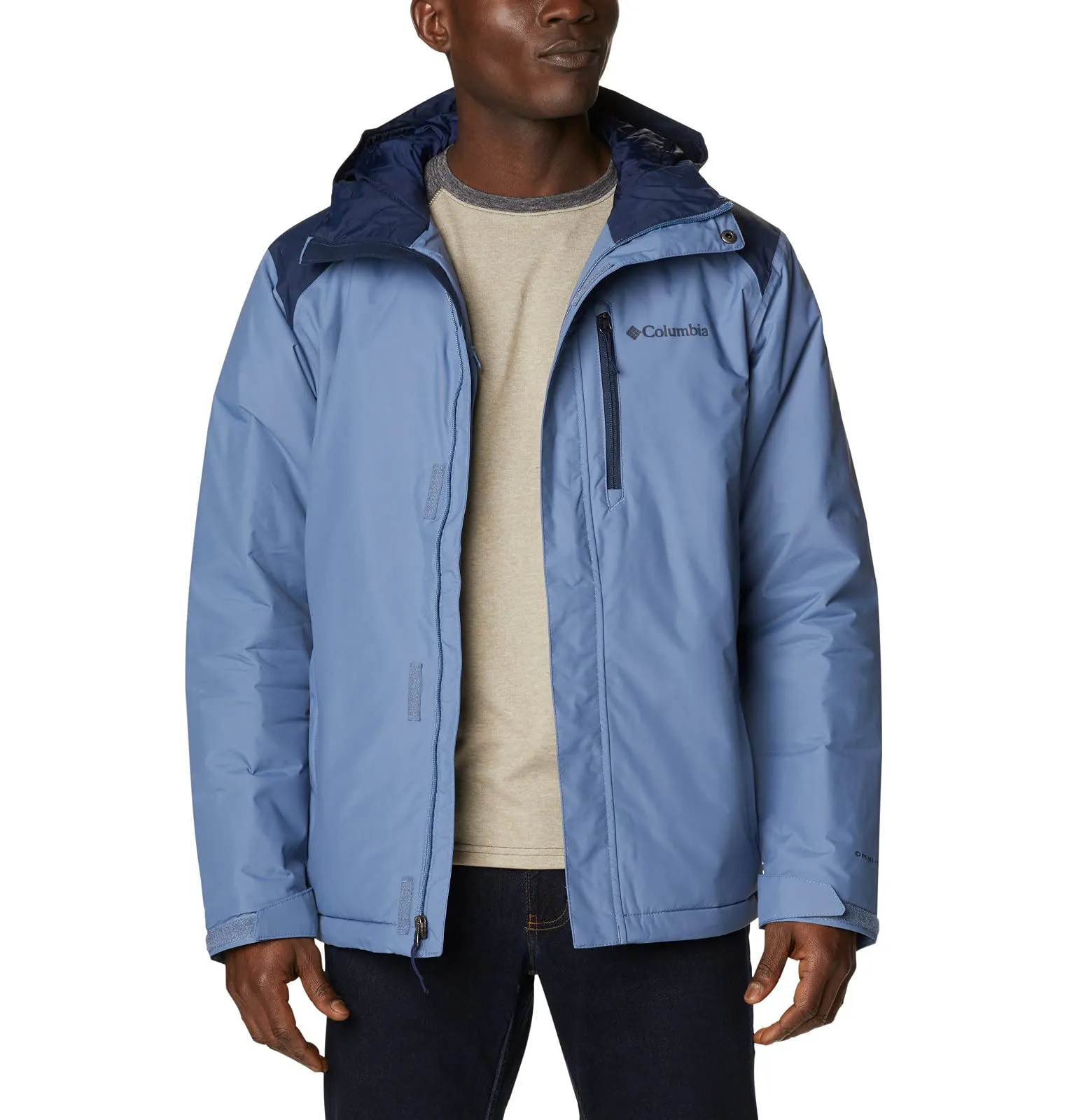 Men's Tipton Peak Insulated Jacket 5X-Large Tall - Columbia's OMNI-HEAT Thermal Reflective Warmth