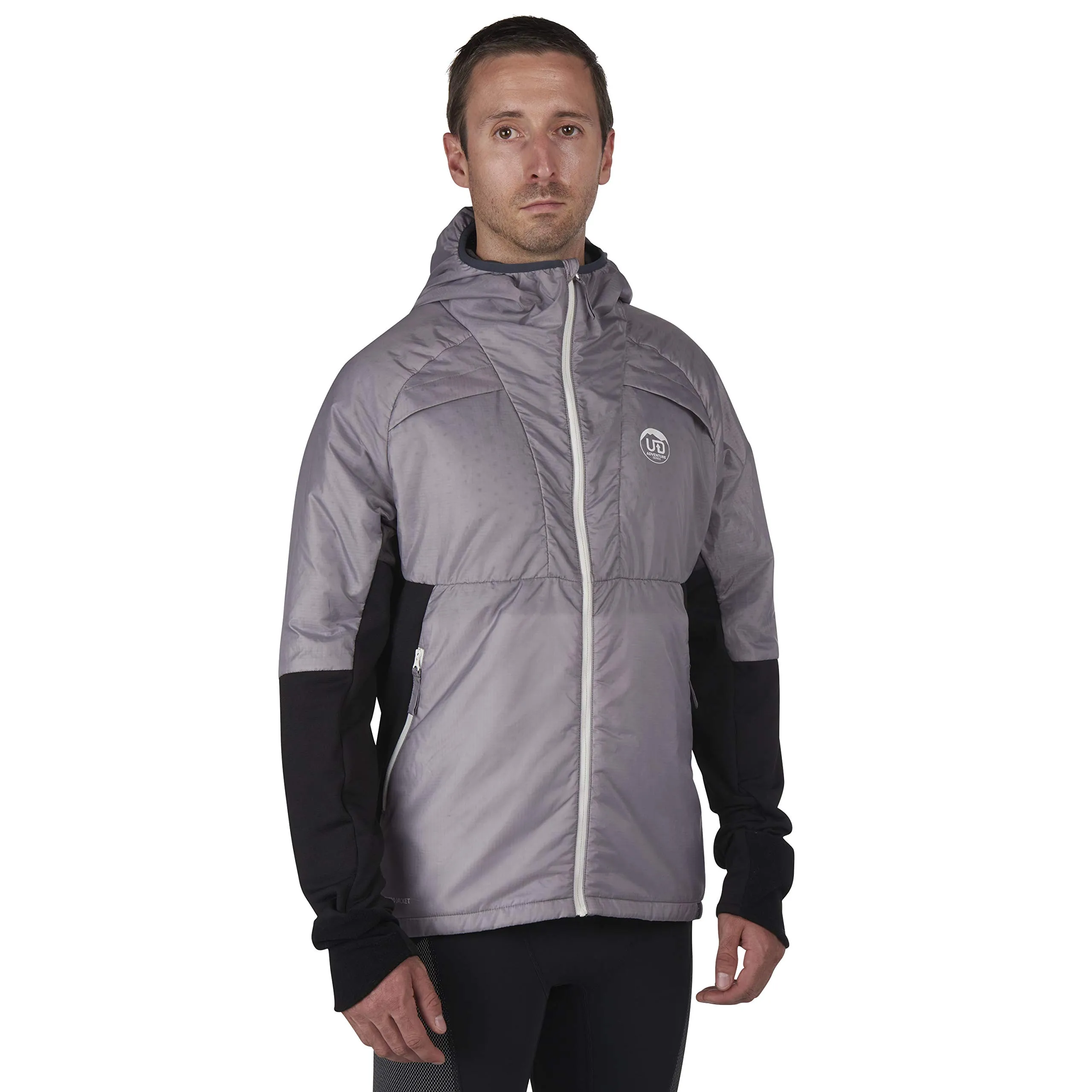 Men's Ventro Jacket - Breathable Multi-Sport Insulation with Stowable Mitts, Medium Haze