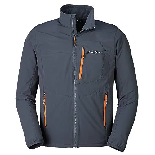 Men's X-Large Eddie Bauer Sandstone Backbone Jacket - Wind & Water Resistant, 4-Way Stretch