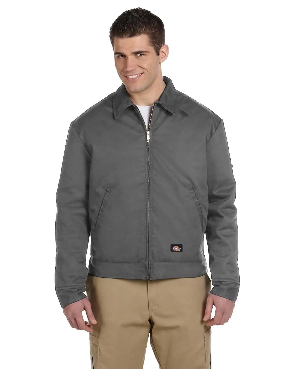 Men's X-Large Insulated Twill Eisenhower Jacket by Dickies - Durable, Warm, Classic Style