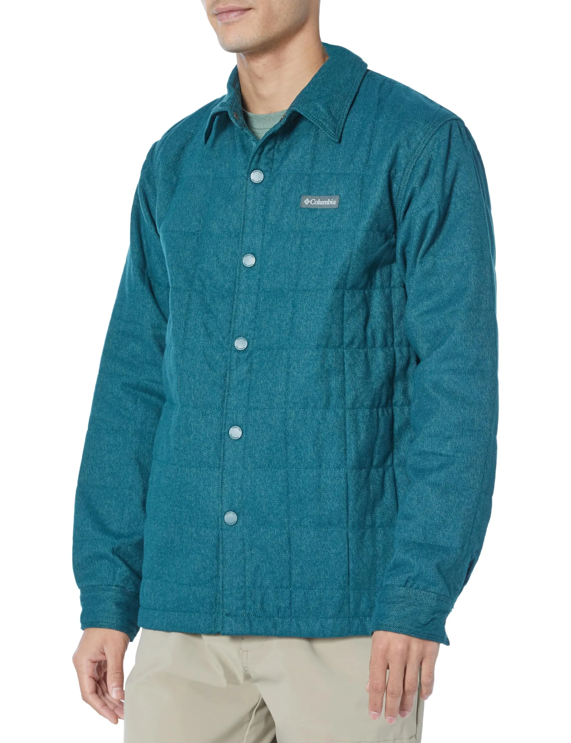 Men's X-Small Columbia Landroamer Quilted Shirt Jacket - Quality Construction, Flattering Fit