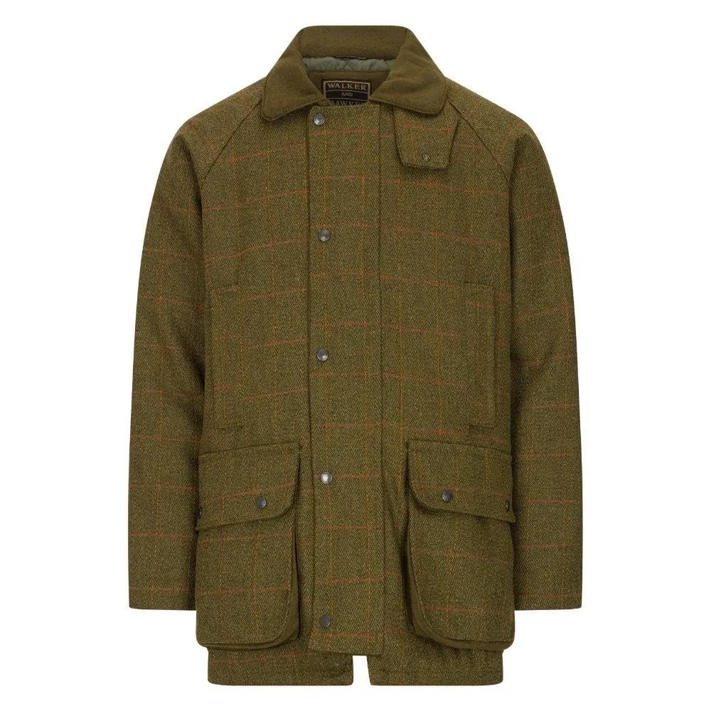 Men's X-Small Derby Tweed Barlaston Shooting Jacket - Waterproof, Windproof, Teflon-Coated, UK Made