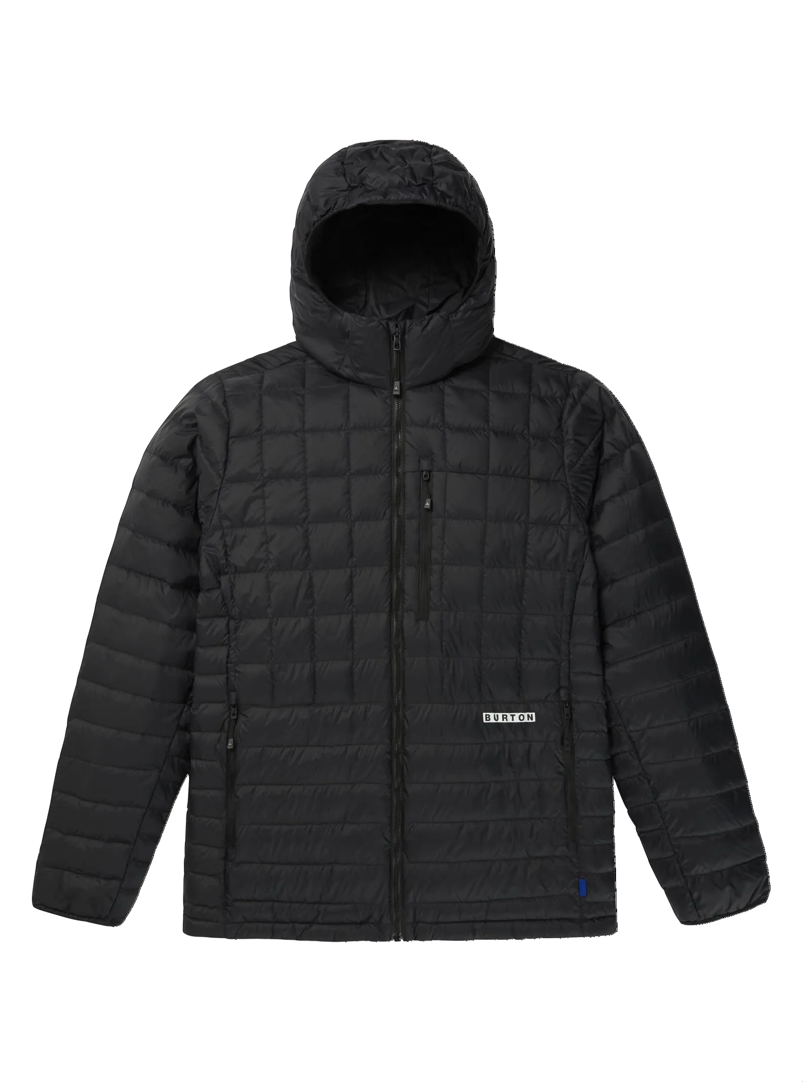 Men's X-Small Mid-Heat Hooded Down Jacket - Burton, Lightweight, Water-Repellent, High-Loft Warmth