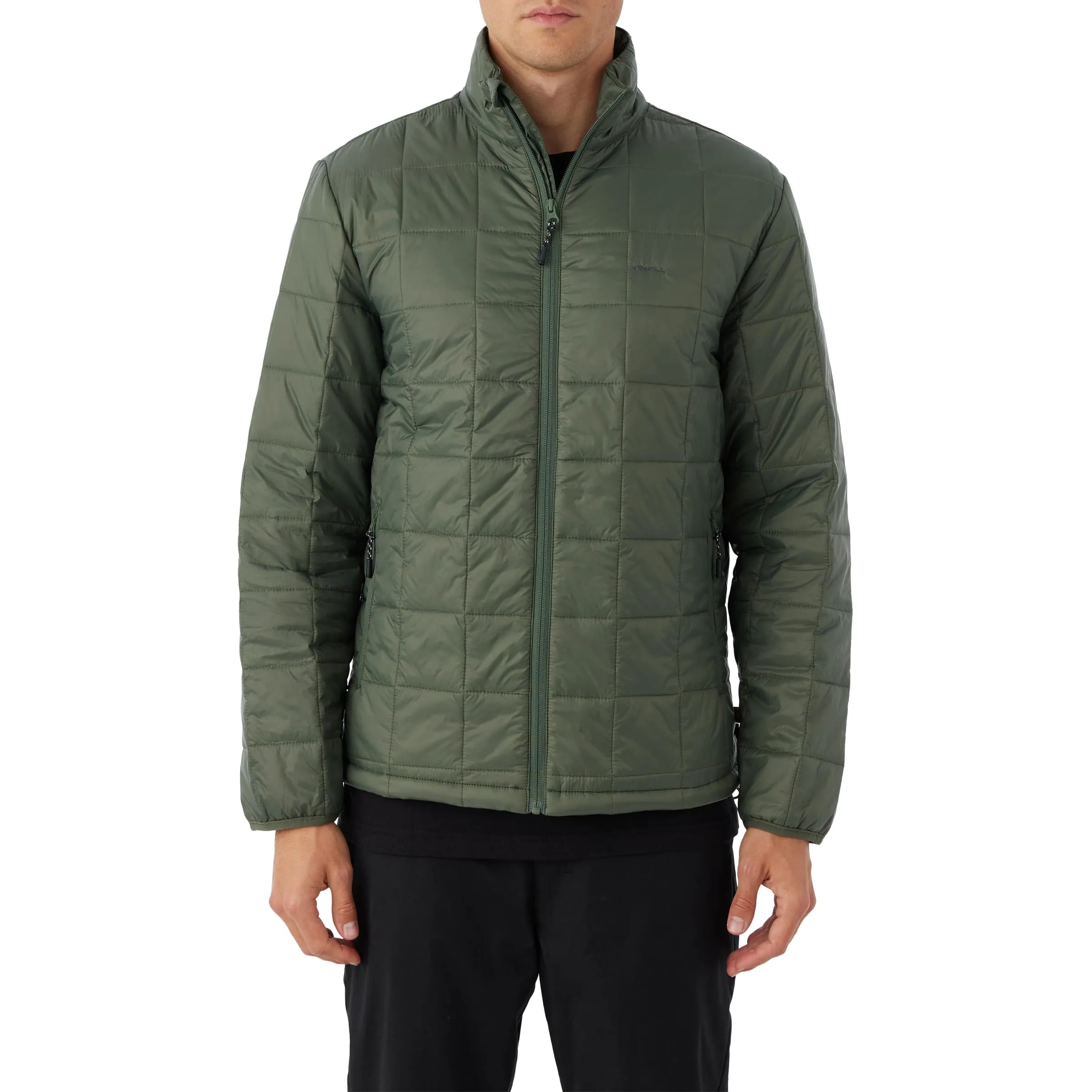 O'NEILL Men's TRVLR Packable Jacket - Small, Nylon Quilted, PrimaLoft Insulation, Water Resistant