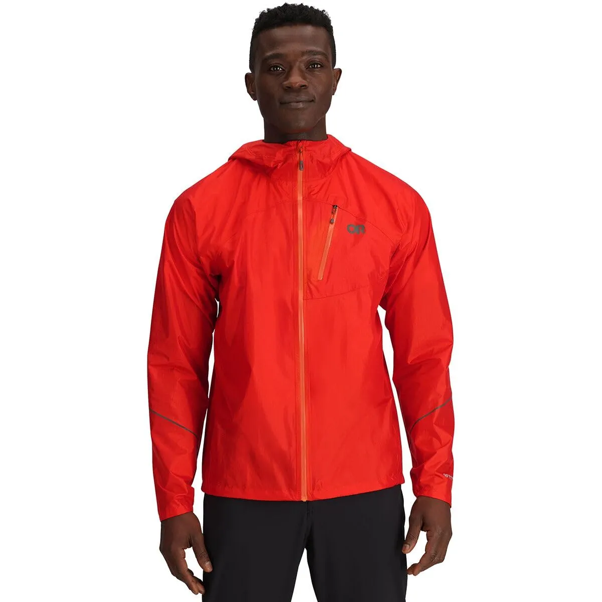 Outdoor Research Men's Helium Rain Jacket, Spice, Small - Lightweight, Breathable & Packable