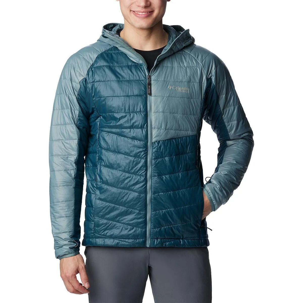 Platinum Peak™ X-Large Hooded Jacket - Columbia, Omni-Heat Insulation, Recycled Material