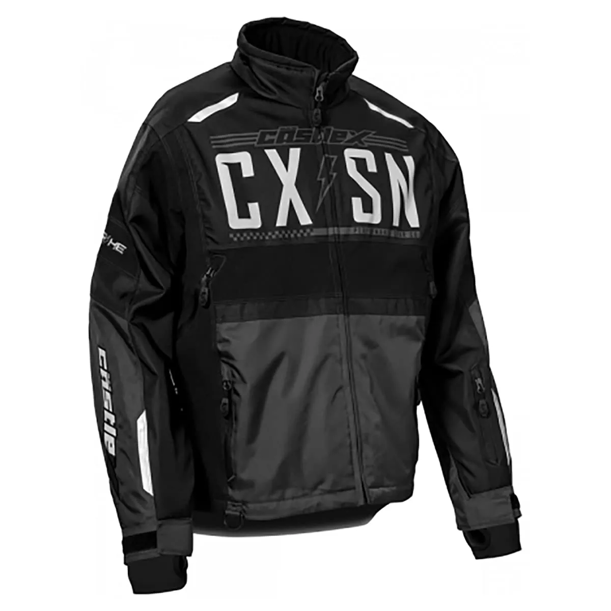 X Men's Strike G4 Jacket - Black/Charcoal/Silver - 4X-Large, Waterproof, Insulated, Durable